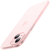 JETech Ultra Slim (0.35mm Thin) Case for iPhone 15 Plus 6.7-Inch, Camera Lens Cover Full Protection, Lightweight Matte Finish PP Hard Minimalist Case, Support Wireless Charging (Pink)